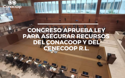 Congreso aprueba ley para asegurar recursos  del Conacoop y del Cenecoop R.L.